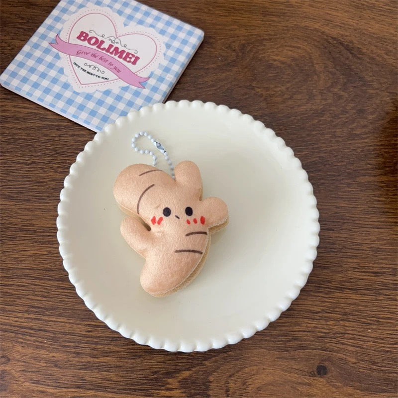 Wholesale Fun cartoon vegetables and fruits keychain