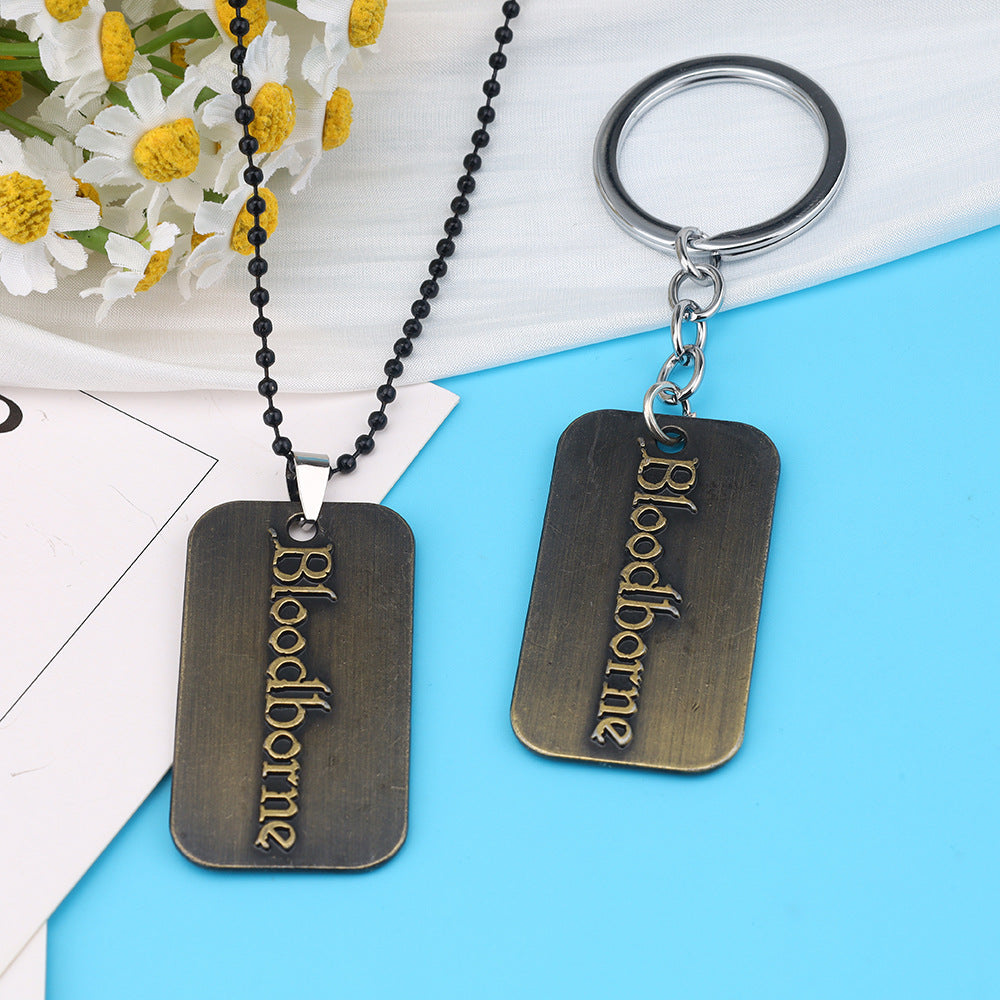 Wholesale Game Peripherals  Keychain Medal Necklaces