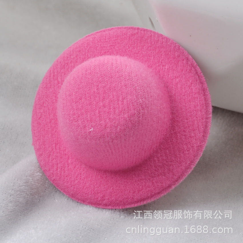 Wholesale 10pcs BJD Doll Brushed Small Top Hat Bare Hat Doll Jewelry Hat Embryo Small Jewelry Raw Material Toy Bare Hat 8cm