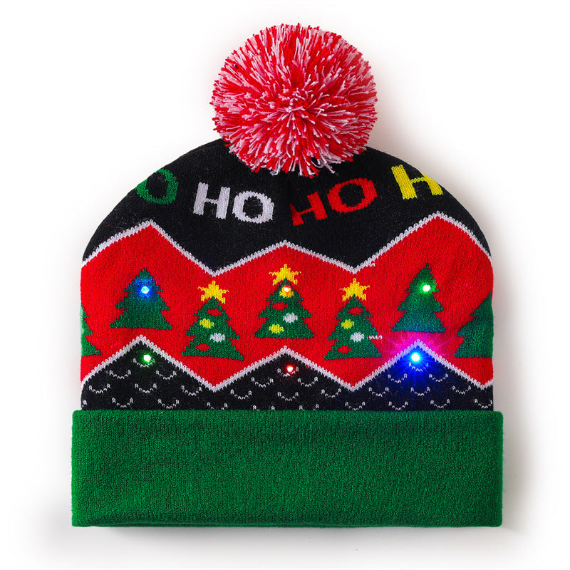 Wholesale Christmas hat  colorful woolen hat