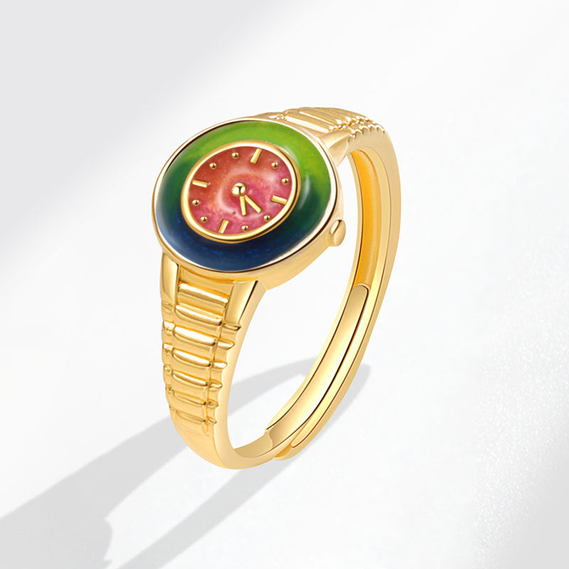 Anillo de reloj de palabras sin parar de cobre al por mayor de cobre