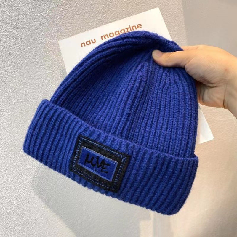 Wholesale Warm knit label yarn Winter Hat