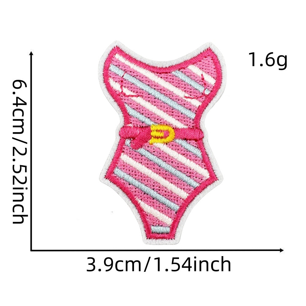 Wholesale Cartoon Princess Pink Cloth Patch Badge Fashion DIY Decorative Accessory For Clothing Bags Gifts Resale