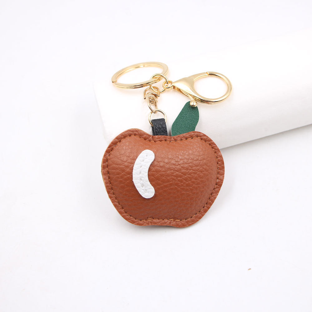Wholesale Stylish PU Leather Keychain Electroplated Finish Car Key Accessory Bag Charm For Modern Party Favors And Resale