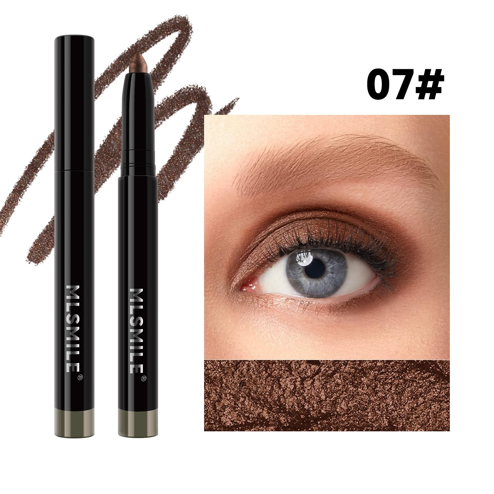 Wholesale MLSMILE Waterproof and Smudge-proof Eyeliner with Pencil Sharpener