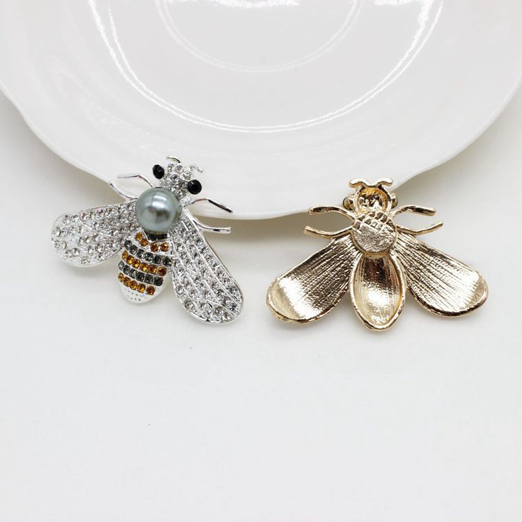 Accesorios de aleación de aleación de bricolaje para el automóvil de la abeja perla al por mayor