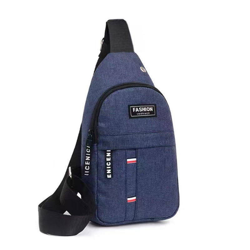 Wholesale Urban Simplicity Letter Pattern Chest Bag for Leisure Travel Fashion Accessory