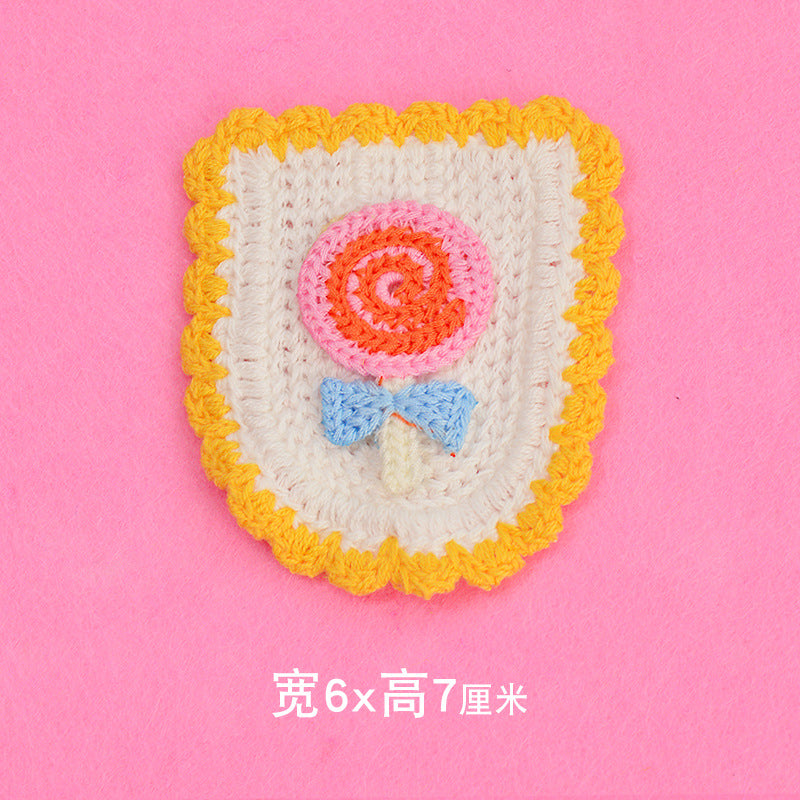 Wholesale Cute Cartoon Embroidered Fabric Patches With Floral And Fruit Designs For Clothing And Bags