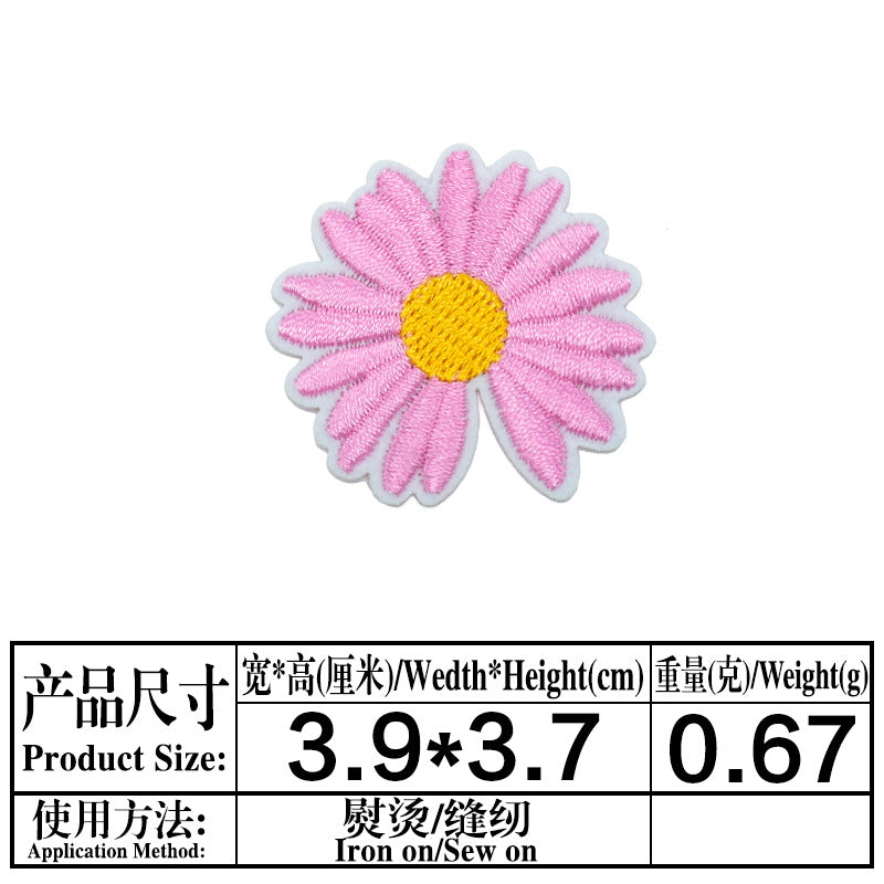 Wholesale Trendy Embroidery Patches Cloth Applique For Clothing Shoes Bags DIY Decorative Accent