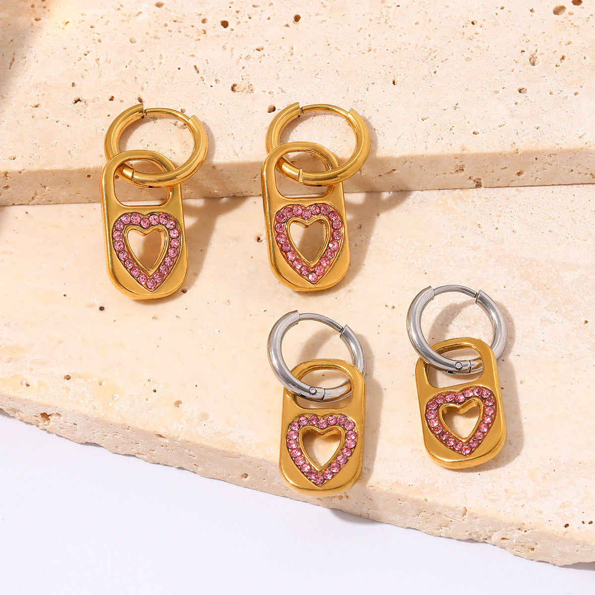 Wholesale Stainless steel earrings for autumn and winter