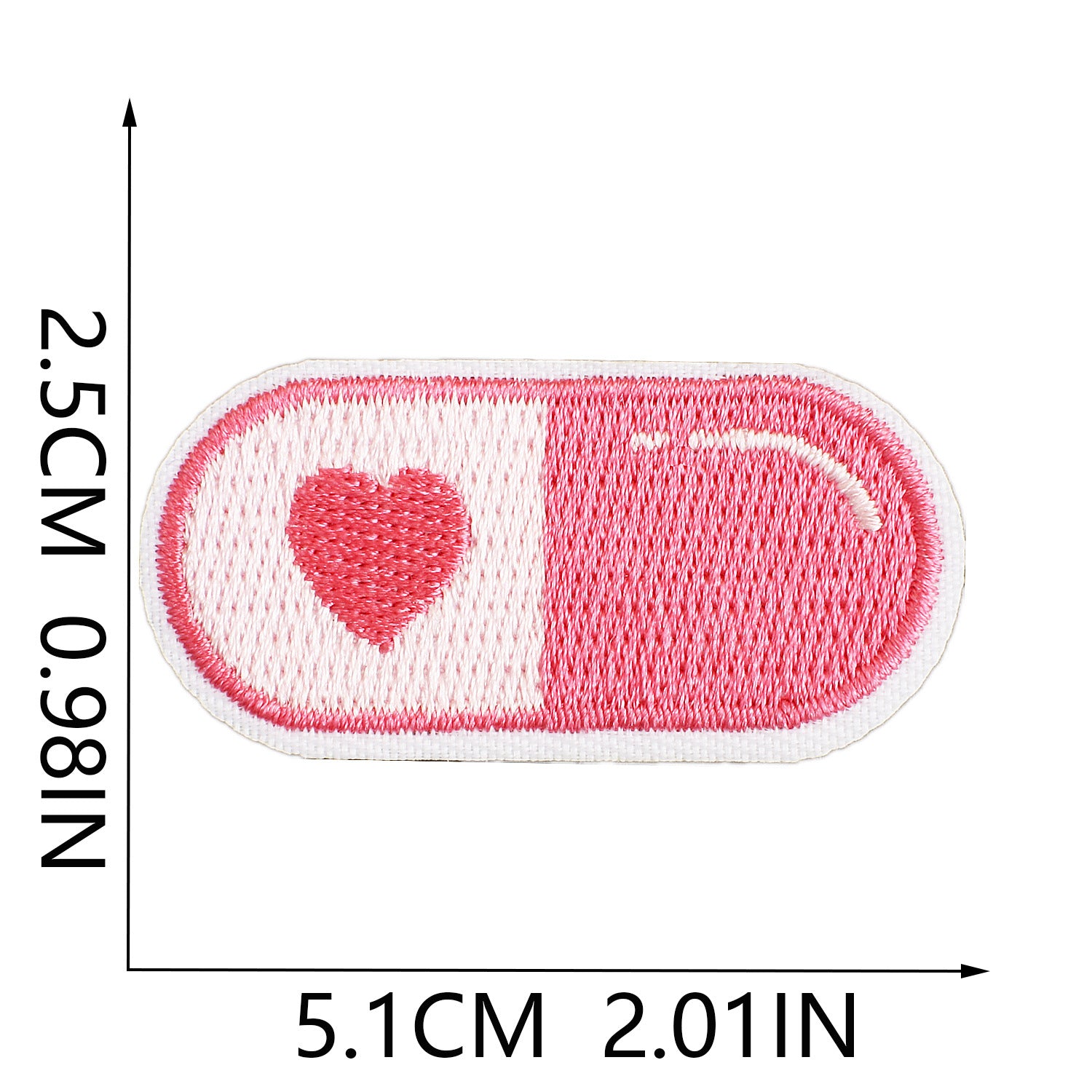 Wholesale Girl's Pink Decorative Embroidered Cloth Sticker