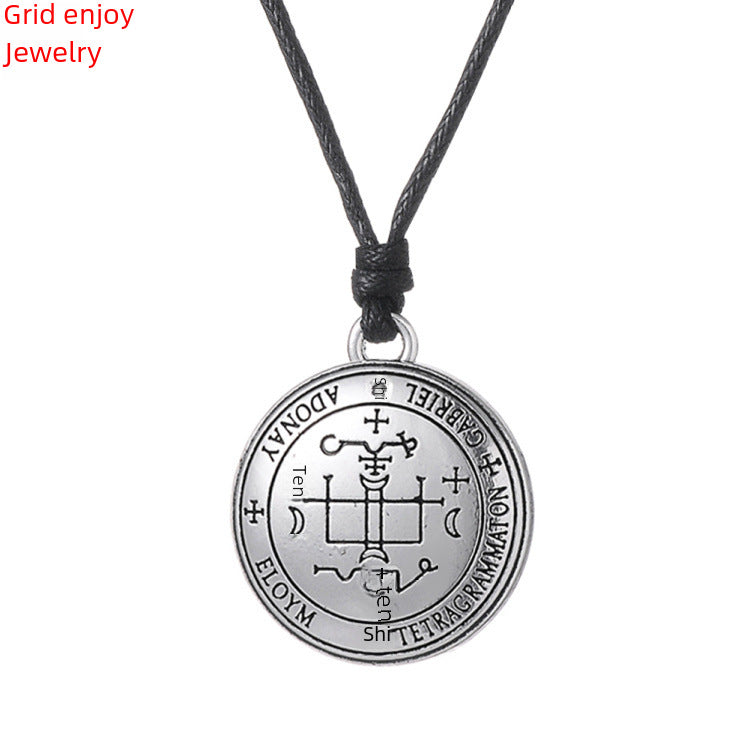 Wholesale Hip-Hop Gothic Archangel Enoch Necklace
