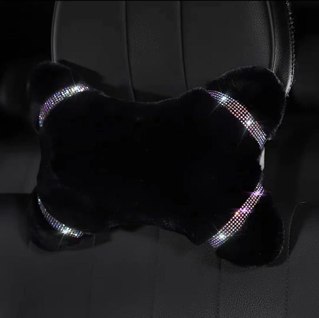 Wholesale Winter Plush Steering Wheel Cover with Diamonds