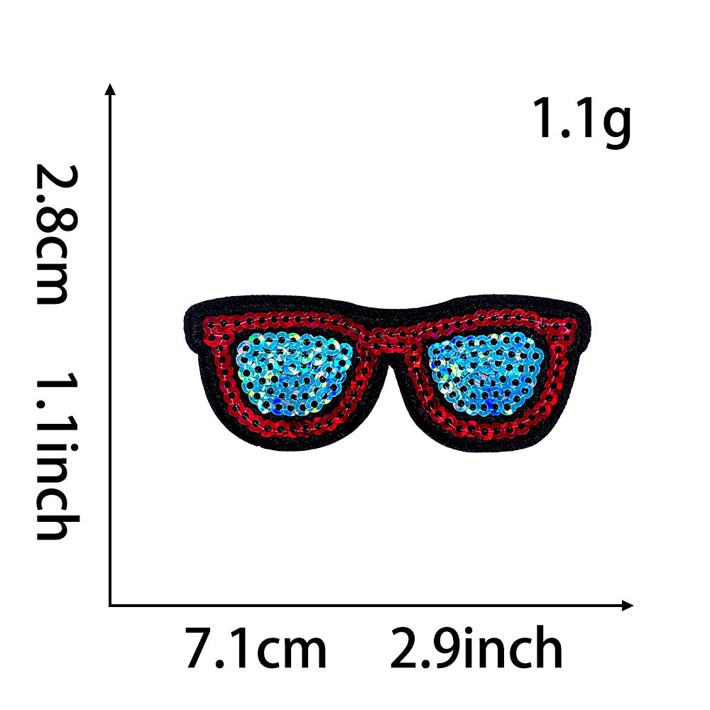 Wholesale Trendy Hawaiian Surf Truck Multicolor Sequin Embroidered Patch Iron On Back DIY Resale Accessory
