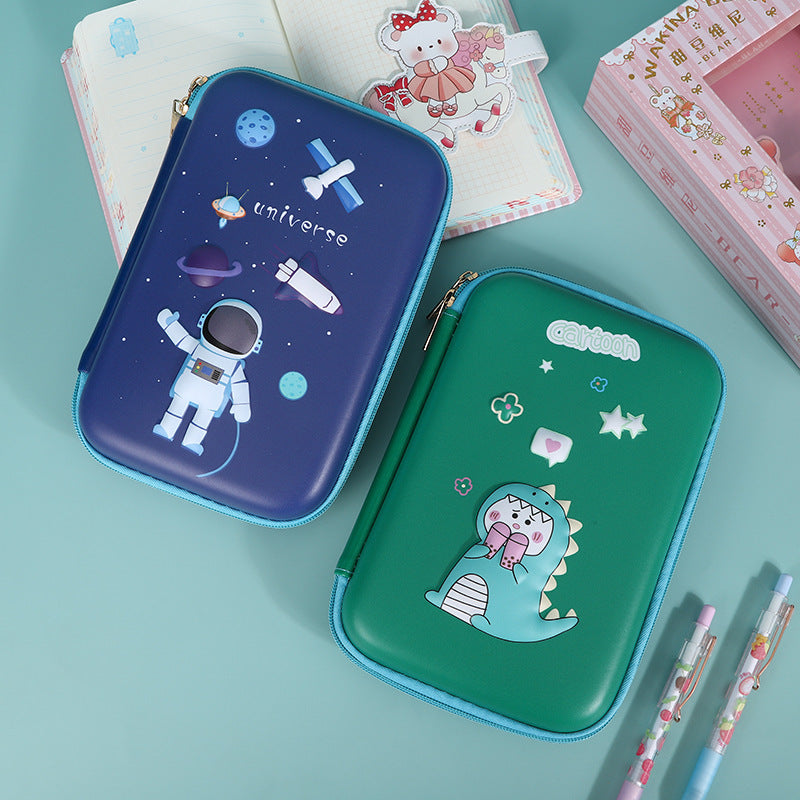 Wholesale Multi-functional EVA Stationery Box, Astronaut Unicorn Cat 3D Pencil Case