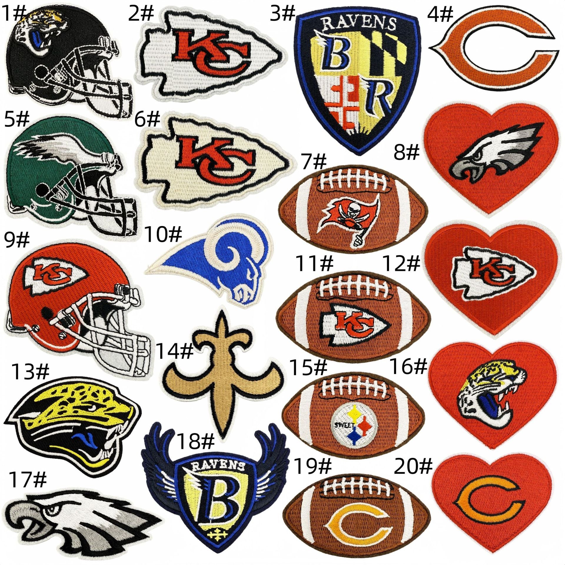 Wholesale  Sports Cartoon Rugby Embroidered DIY Patches