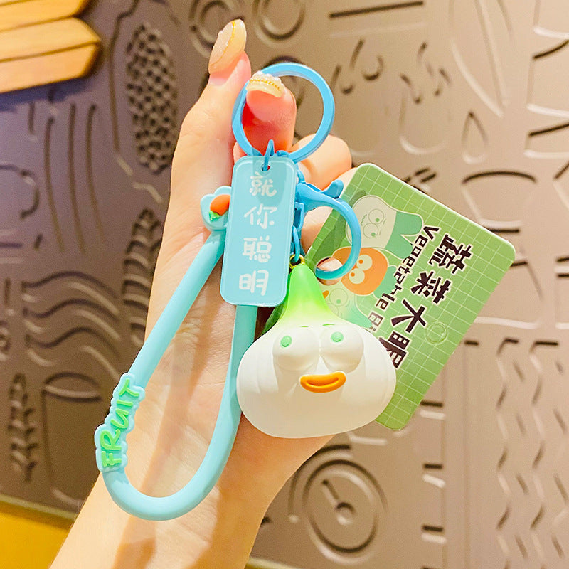 Wholesale Creative Cartoon Vegetable Popeye Resin Keychain