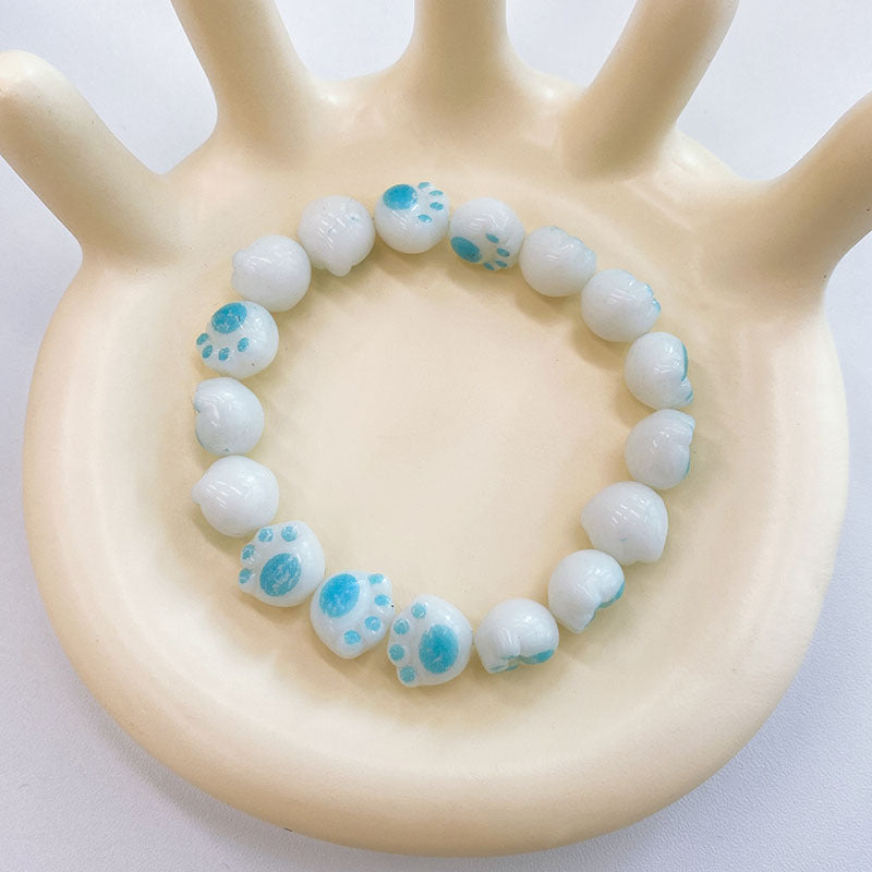 Wholesale Cute Cat Claw Resin Bracelet