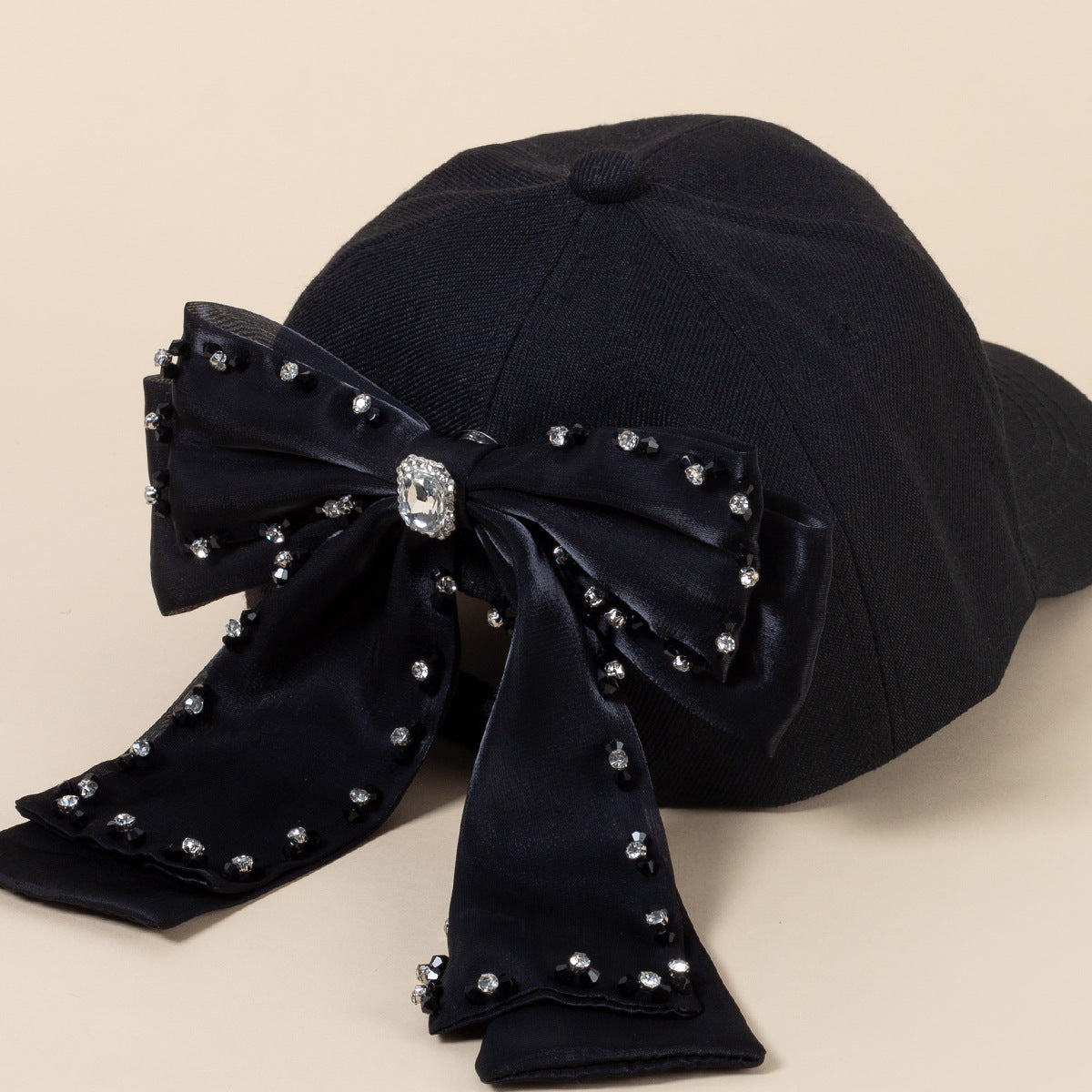 Wholesale Bow Soft Top Cotton Baseball Caps