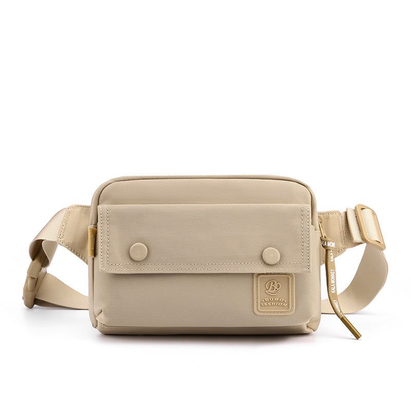 Bolsa de cintura deportiva de tela de nylon repelente al agua