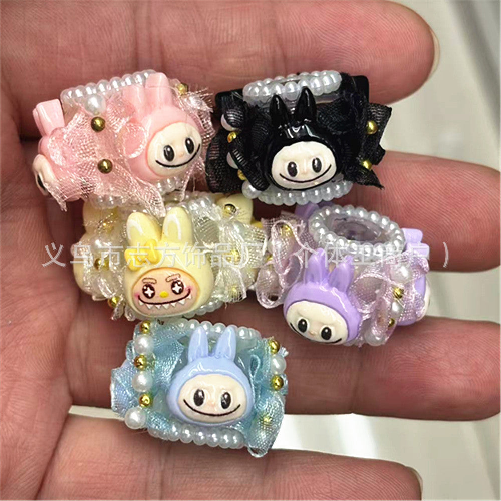 Wholesale 30pcs/pack Cartoon Sugar Monster Beaded Flower Balls DIY OLY Exclusive