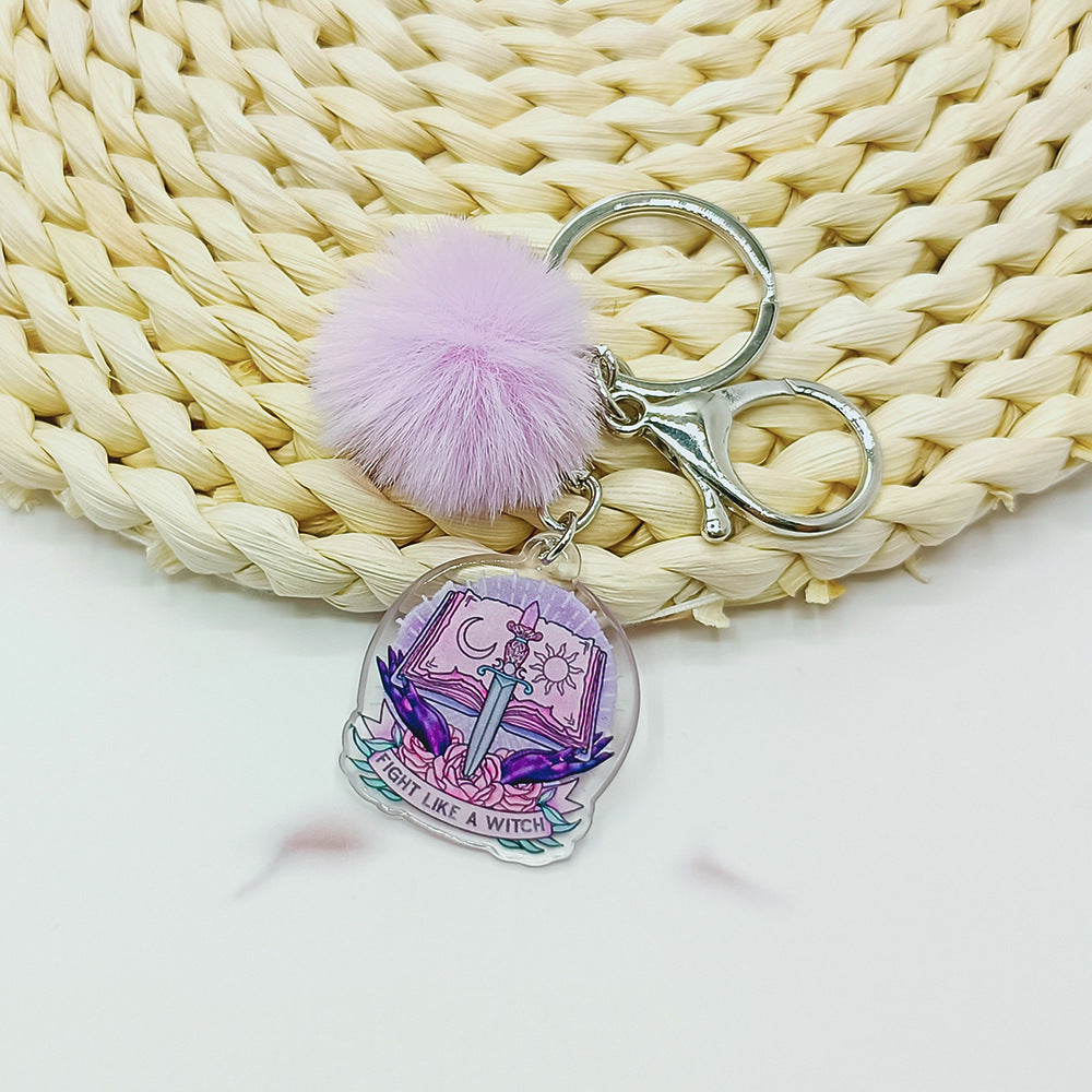 Llavero de alce de mariposa acrílica acrílica al por mayor