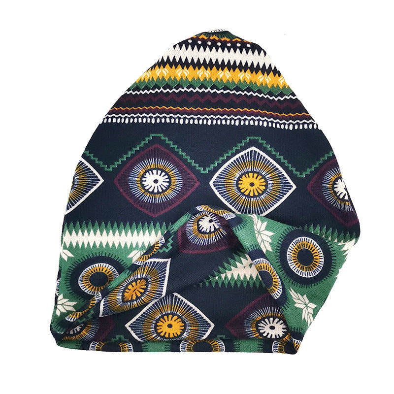 Wholesale Ethnic Style Toe Cap Scarf Dual-purpose Elastic Beanie