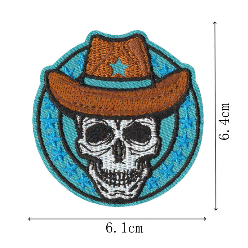 Wholesale Embroidered Western Cowboy Patch Set Of 9 Chic Clothing And Cap Decorative Accent DIY Craft Fashion Accessory For Boutique Resale