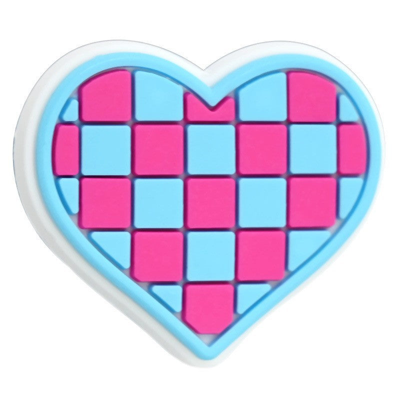 Wholesale Random 100pcs Pink heart-shaped bead  Focal Beads