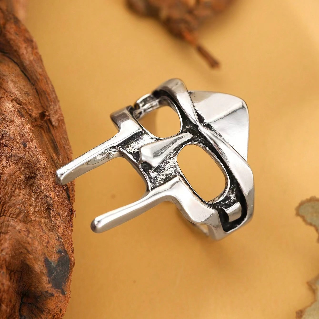 Wholesale Pharaoh Mask Men's Hip Hop Ring