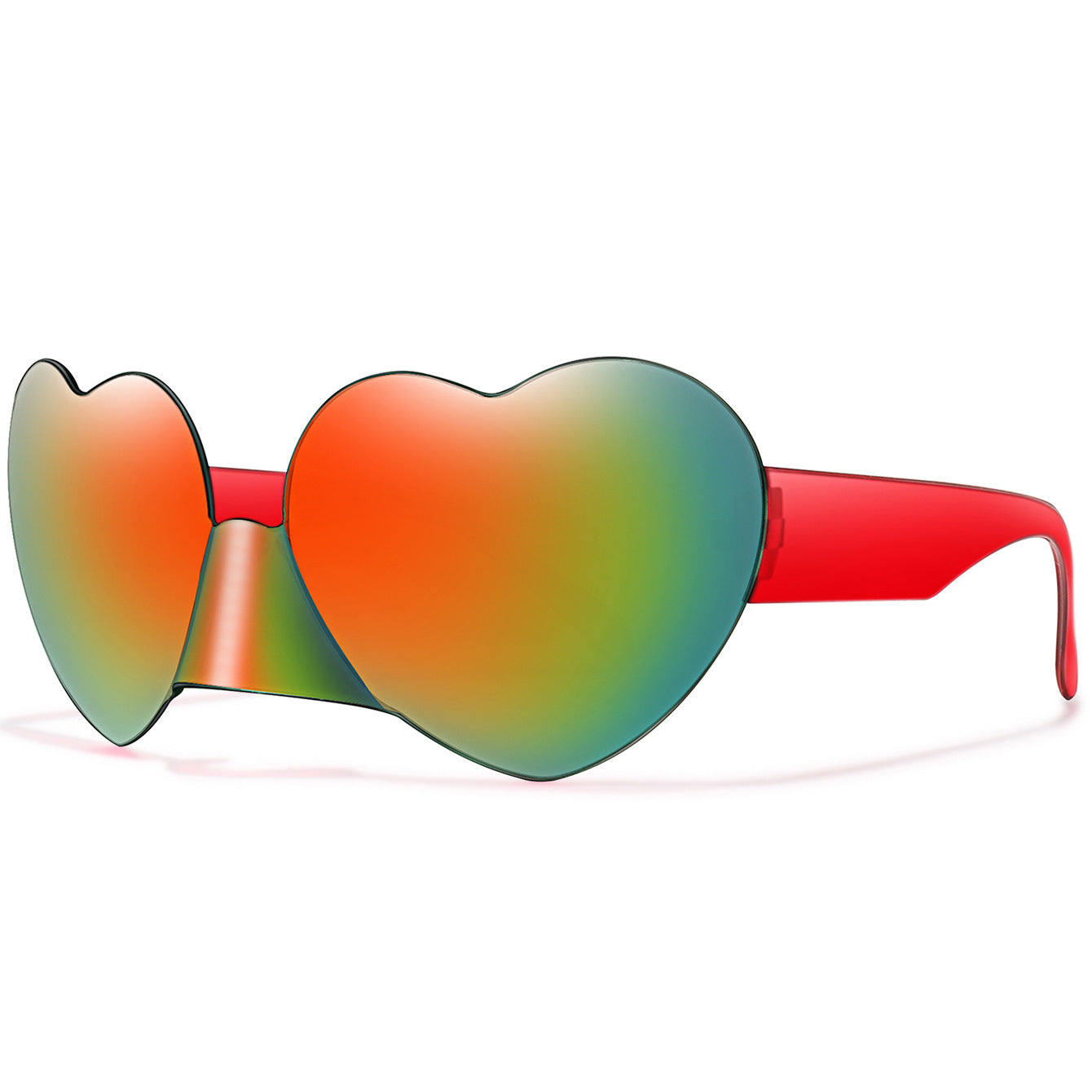 Wholesale Peach Heart Sunglasses Fashionable Candy Color Sunglasses