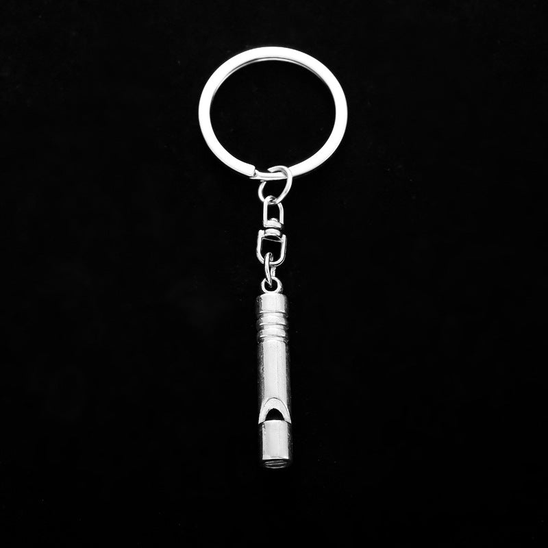 Wholesale Outdoor Life-saving Supplies Whistle Keychain