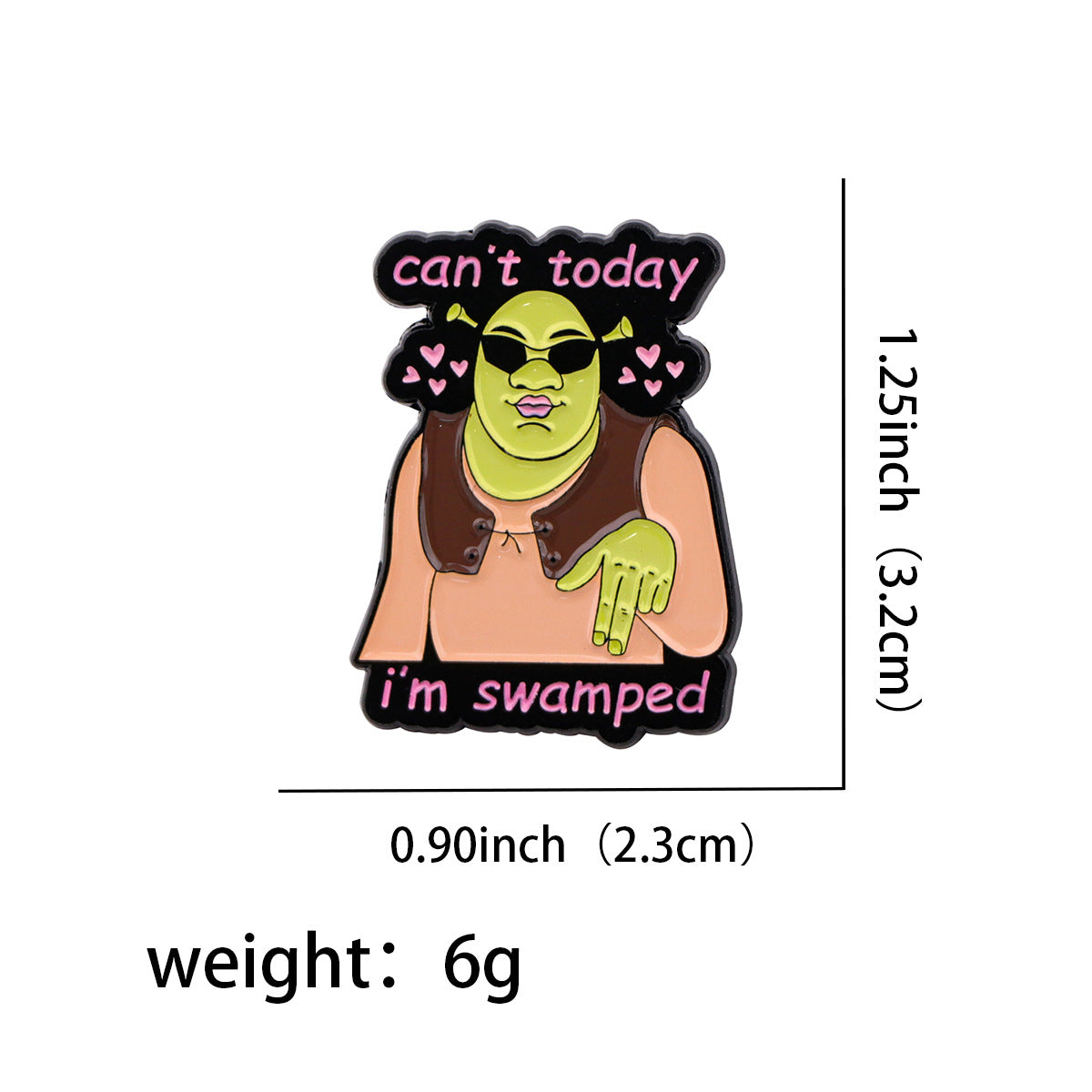 Wholesale Cartoon cute quote brooch metal alloy badge