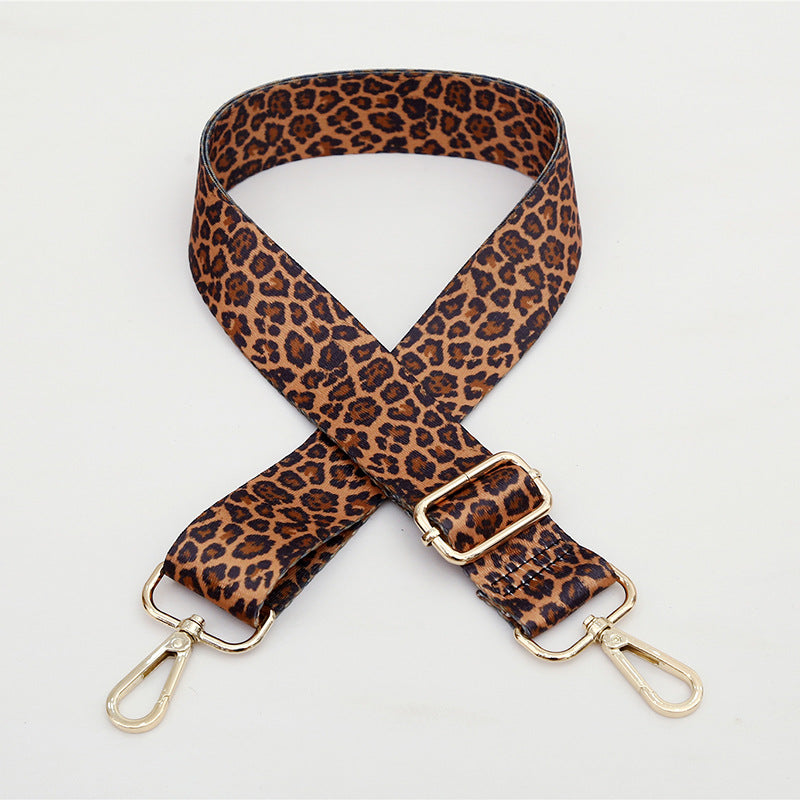 Wholesale Leopard Pattern Wide Shoulder Strap Polyester Adjustable Women's Bag Strap