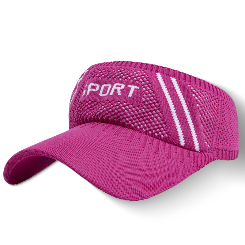 Wholesale Outdoor Sports Visor Sun Hat SPORT Polyester Hat