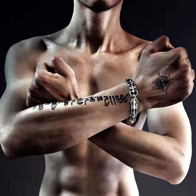 Wholesale Punk style men' s keel chain titanium steel bracelet