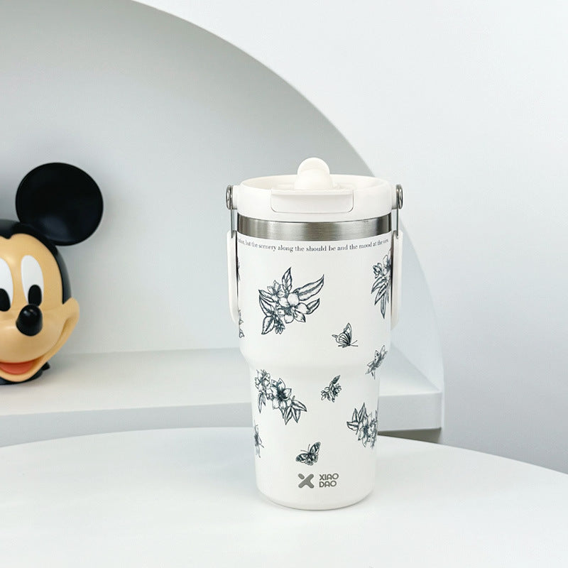 Wholesale Large Capacity High Color Value Women's Stainless Steel Water Cup