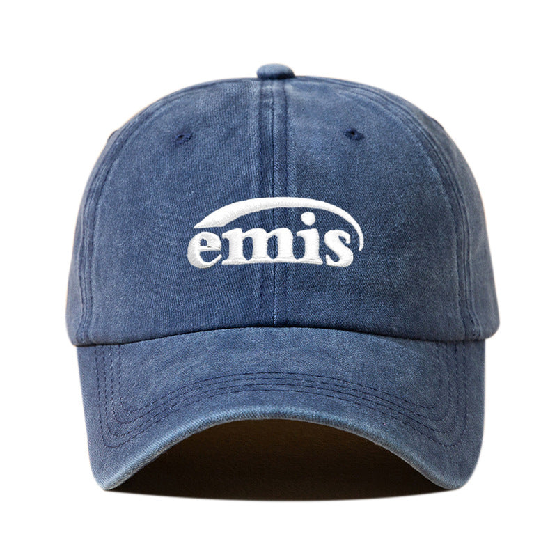 Wholesale Letters Versatile Washed Distressed Curved Brim Baseball Cap