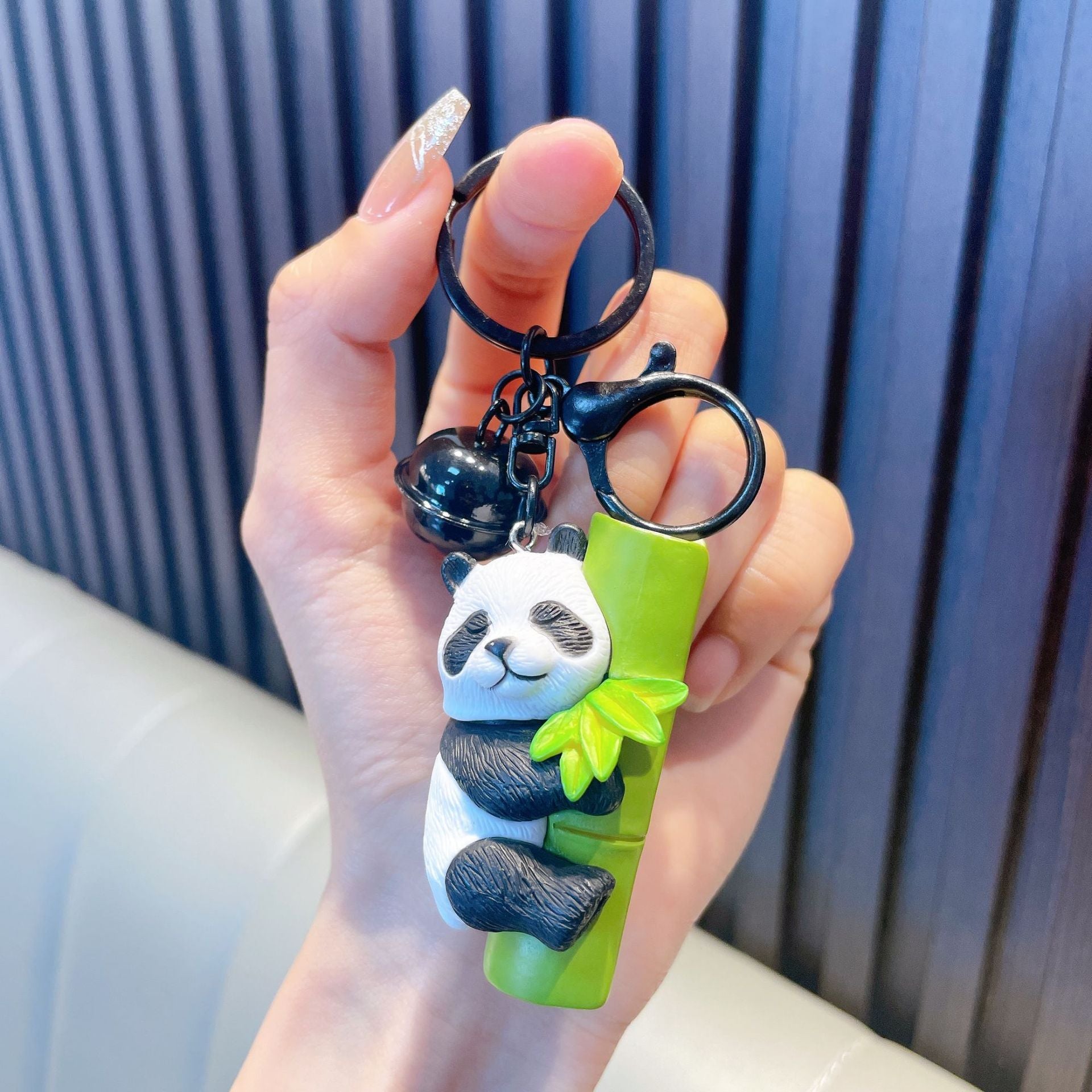 Wholesale Hug Bamboo Panda Delicate Bamboo Cute Panda KeyChain