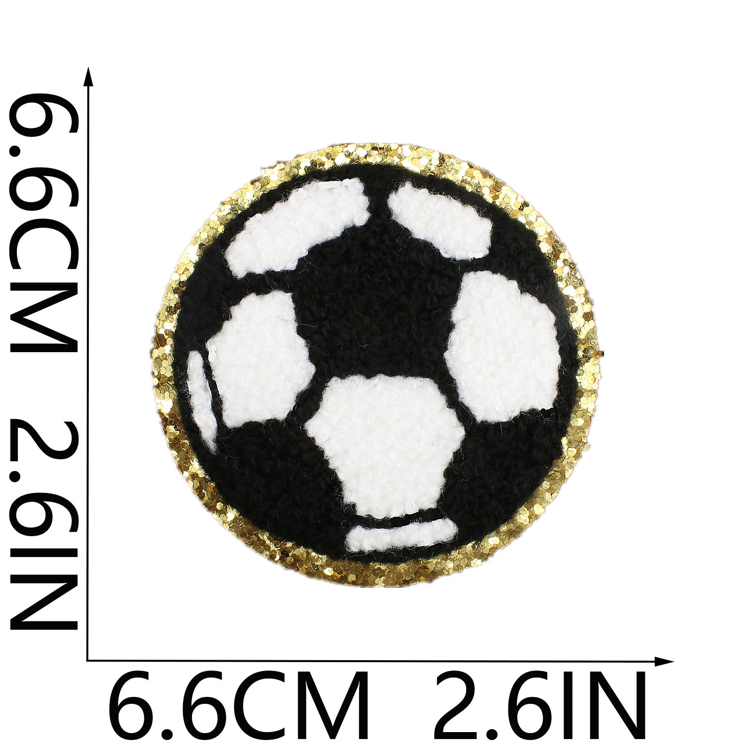Wholesale Trendy Embroidered Iron On Patch With Sport And Letter Motif For Clothing DIY Towel Decorative Applique Gift Resale Accessory