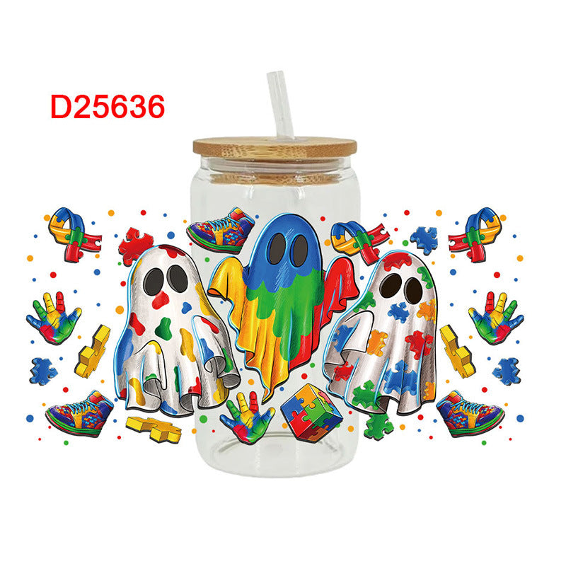 Wholesale UV Transfer Paste Glass Crystal Label Crystal Paste 16OZ UV DTF WRAPS