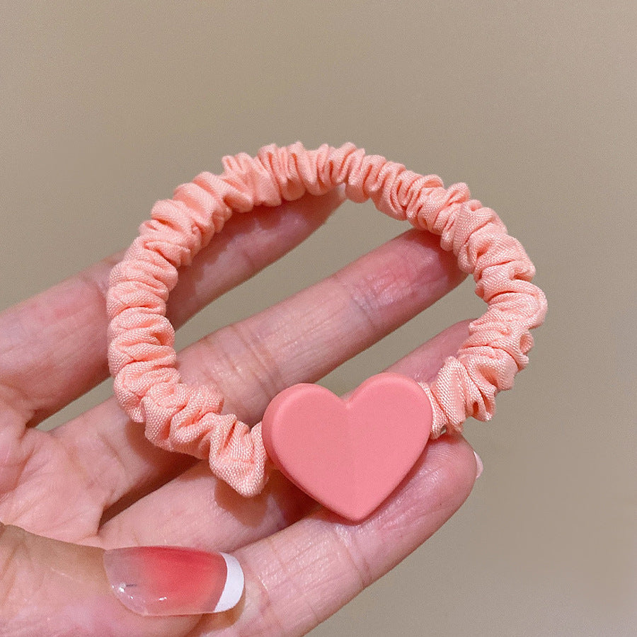 Wholesale Cheese Cheese Bow Fabric Intestine Hair Tie