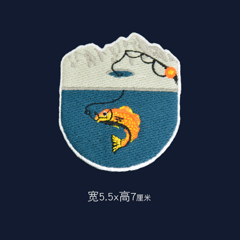 Wholesale Embroidered Extreme Sports Logo Patches Stylish Emblem Badges For Coats And Bags Fashion DIY Accessory