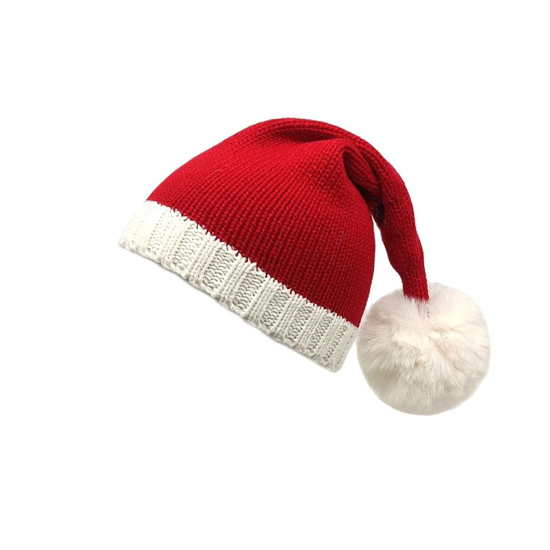 Wholesale Christmas Adult Children Parent-child Acrylic Thick Knitted Beanie