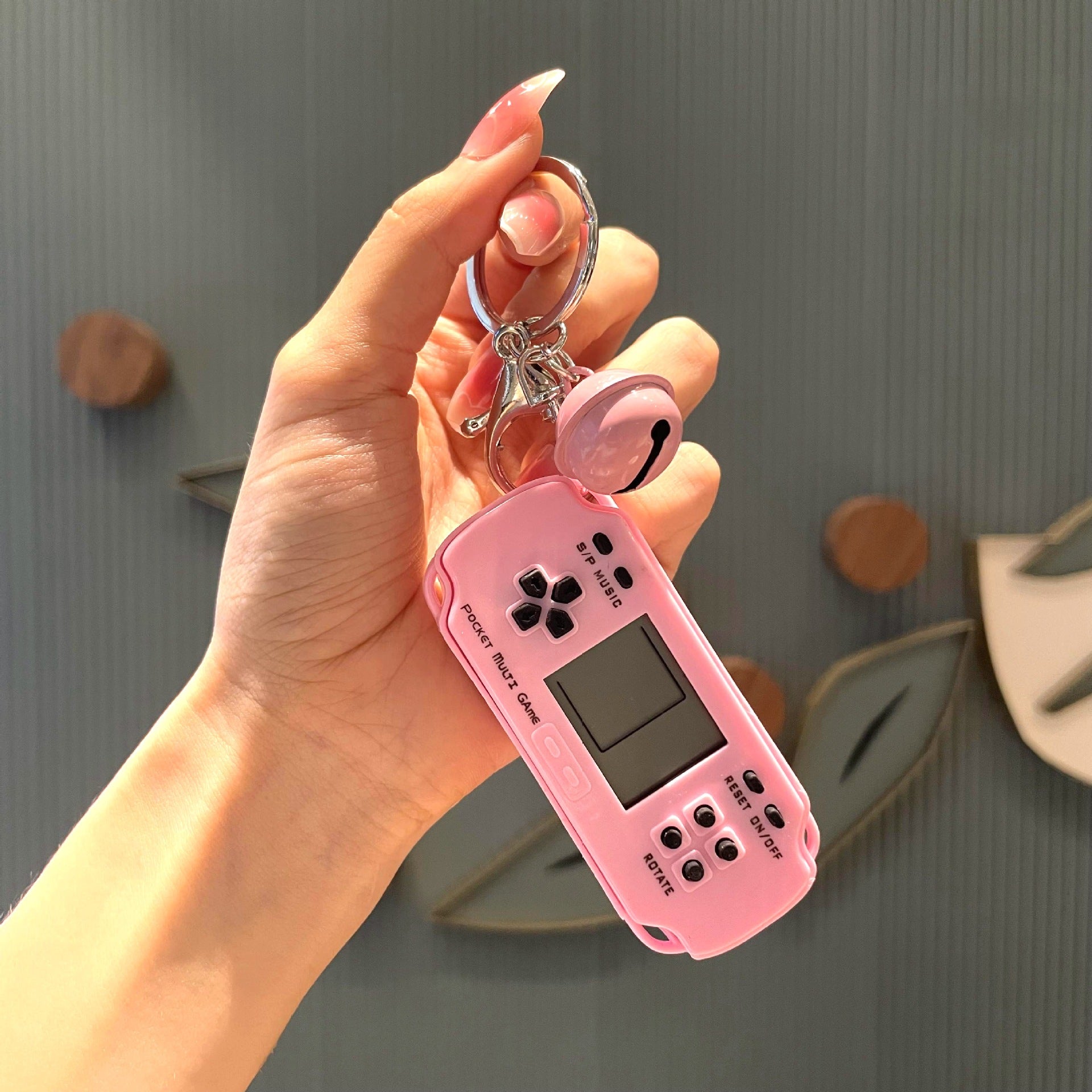 Llavero de juego de tetris de metal al por mayor