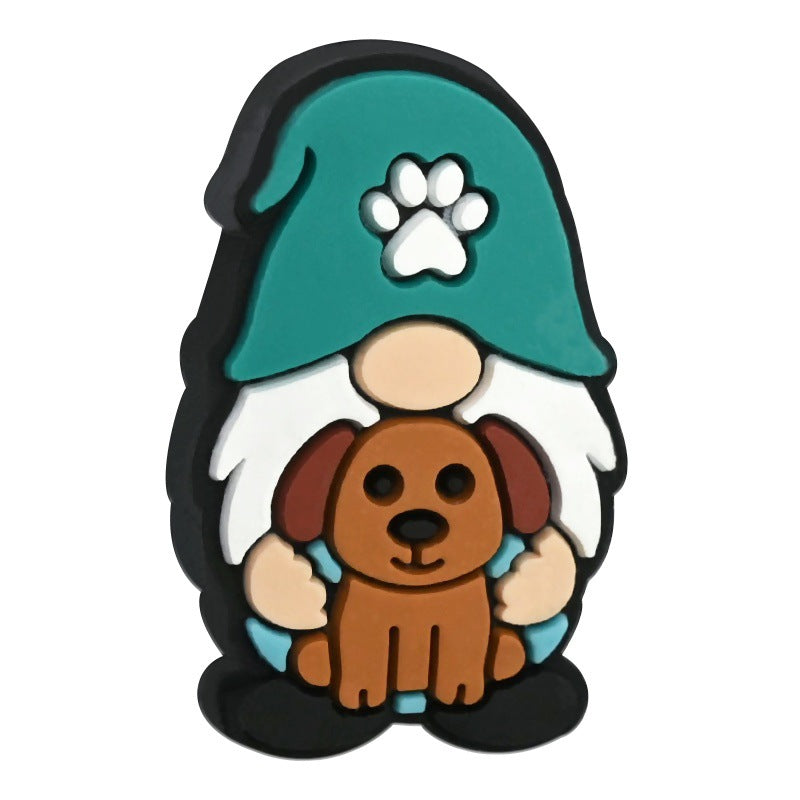 Wholesale Random 100pcs Color Cartoon Hat Small People Focal Beads
