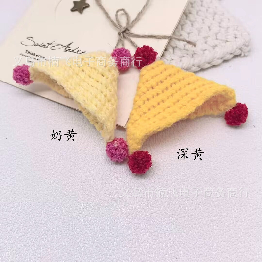 Wholesale Mini Handmade Knitted Cartoon Hat  Doll  Accessories