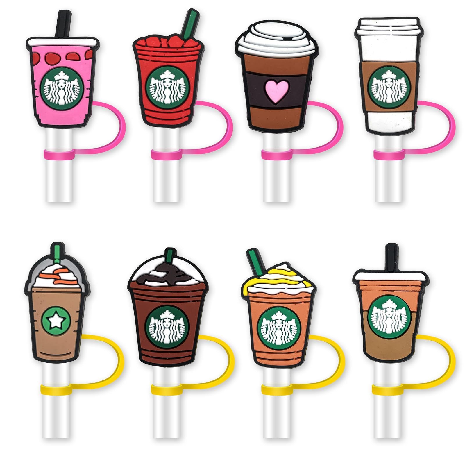 Wholesale 5pcs/pack Straw Cap Dust Plug Restaurant Straw Decoration  OLY Exclusive