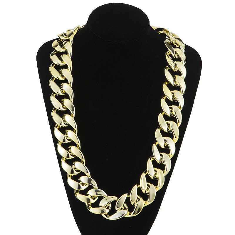 Wholesale Hip Hop Cuban Plastic ABS Necklaces
