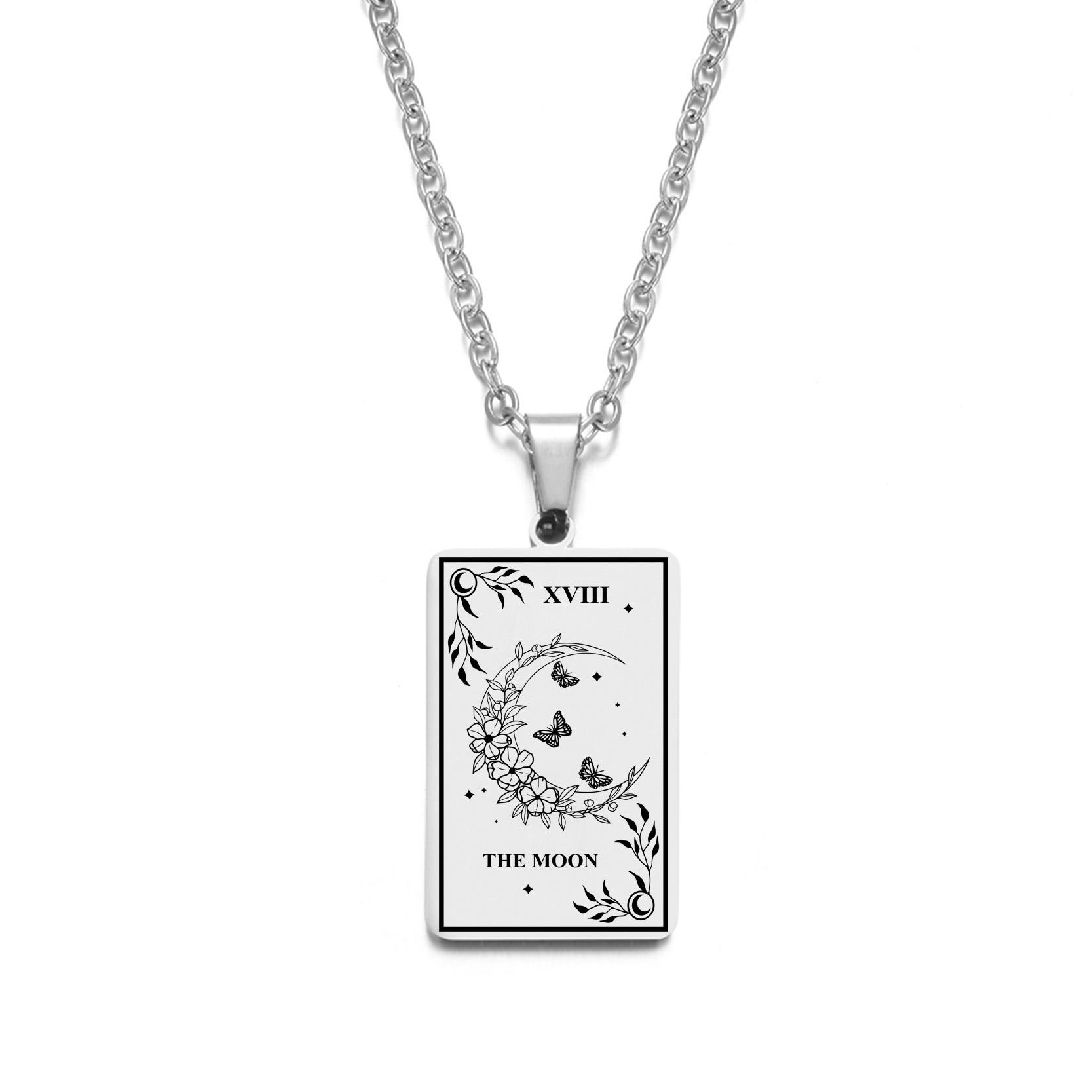 Wholesale tarot pendant pendant necklace stainless steel necklace